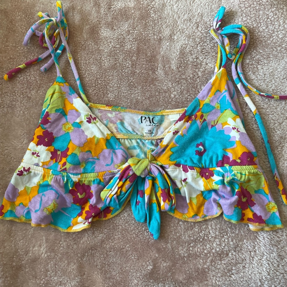 Floral PacSun Tank Top